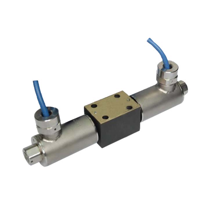 Explosion isolation solenoid directional control valve