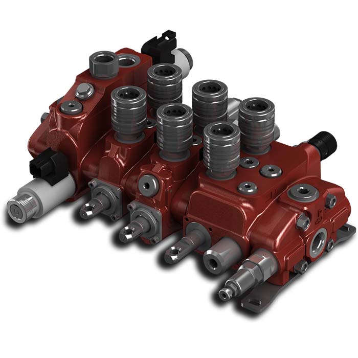 SS8 compact and flexible sectional valve