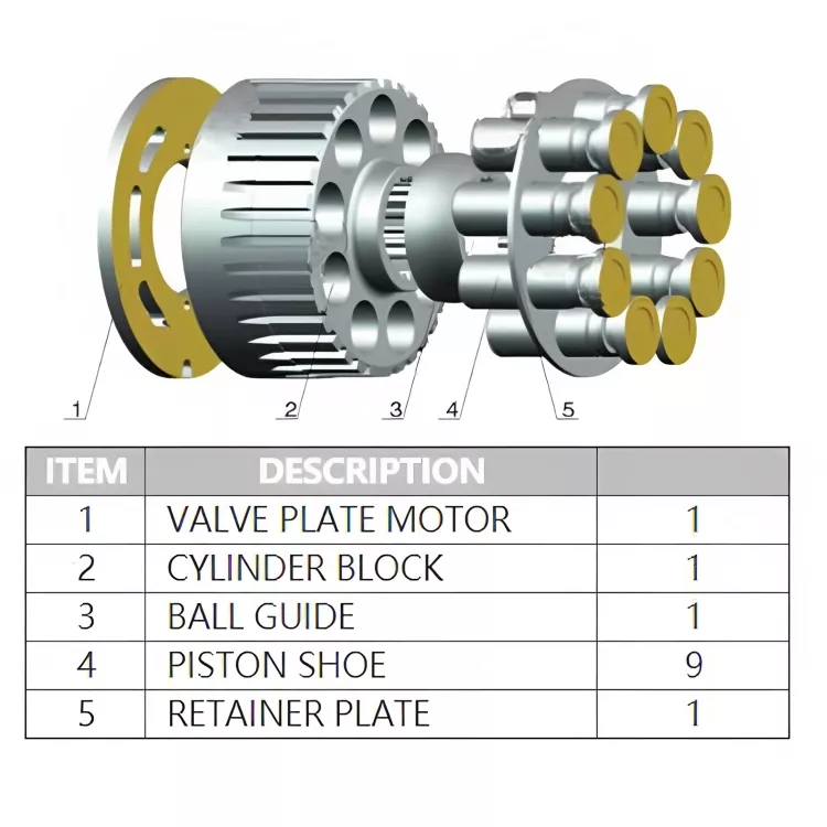 EX60-2/3 SWING MOTOR