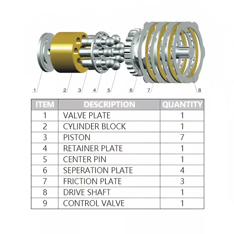 PC120-6 SWING MOTOR KOMATSU