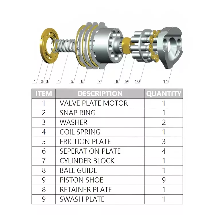 PC200-7 TRAVEL MOTOR KOMATSU