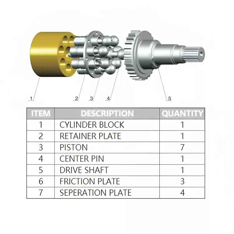 PC200-6/PC450/LMF45/HPV220-8 SWING MOTOR(1)