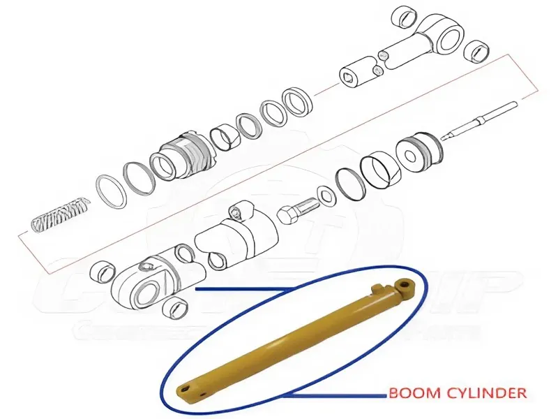 hydraulic cylinder seal kits diagram
